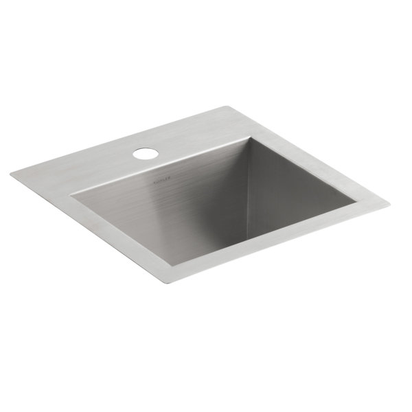 K 3840 1 Na Kohler Vault Top Mount Under Mount Bar Sink With
