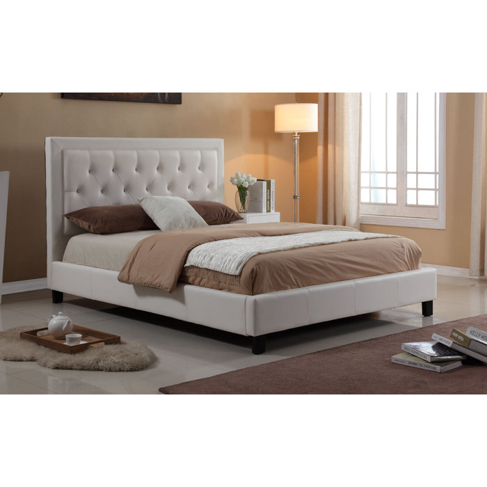 Dinis Diamond Headboard Upholstered Platform Bed Dinis Diamond Headboard Upholstered Platform Bed