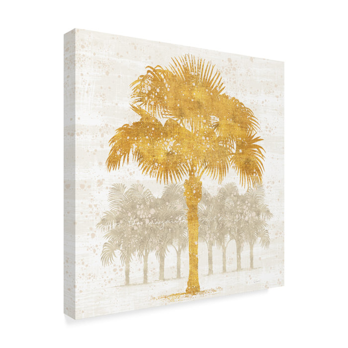 Bay Isle Home Palm Coast V Graphic Art Print On Wrapped Canvas