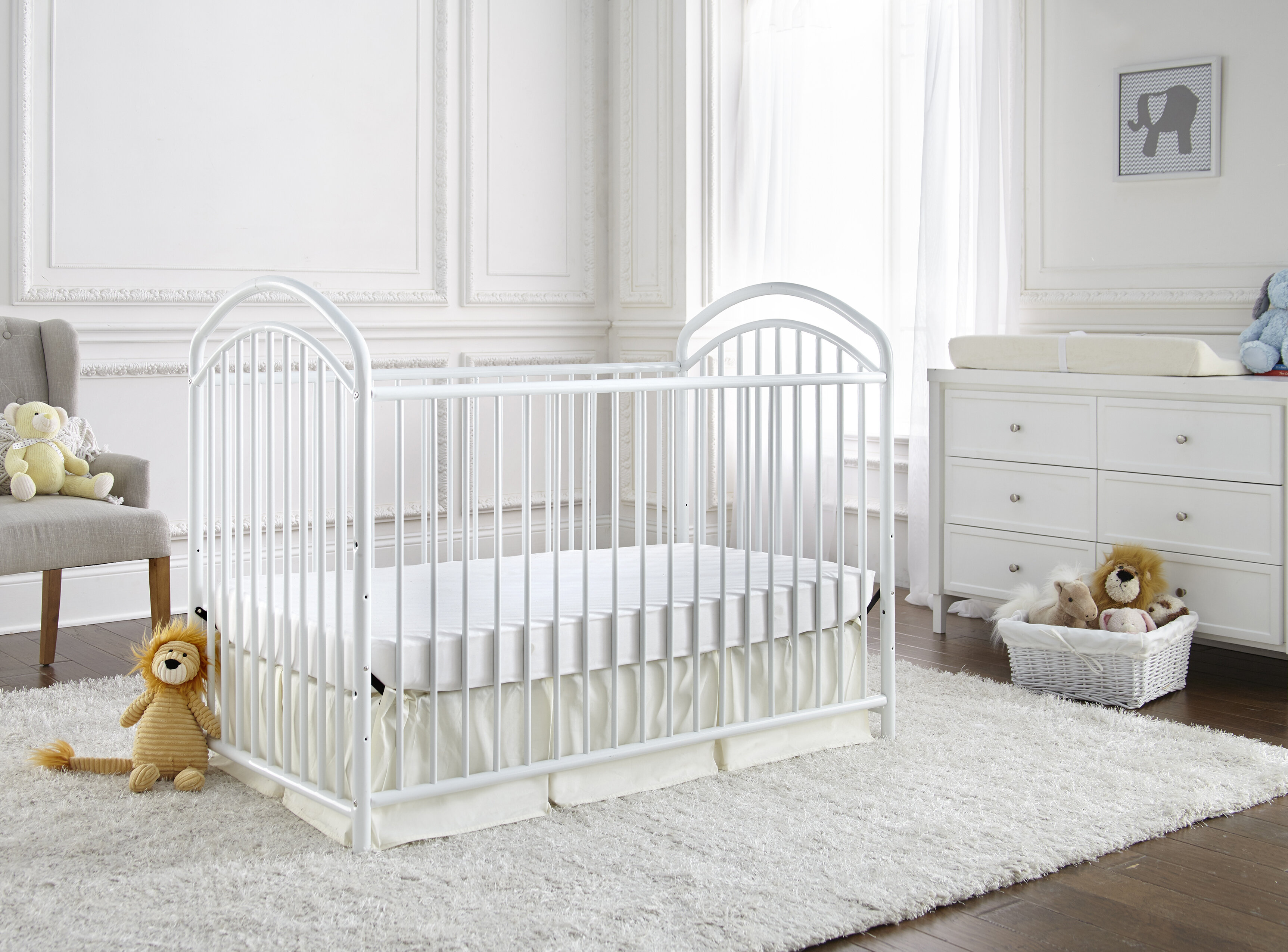 Harriet Bee Aarav 3 In 1 Convertible Crib Reviews Wayfair