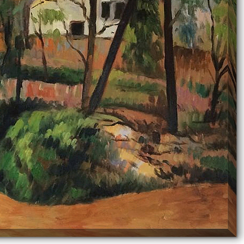 Vault W Artwork Turn In The Road By Paul Cezanne Picture Frame