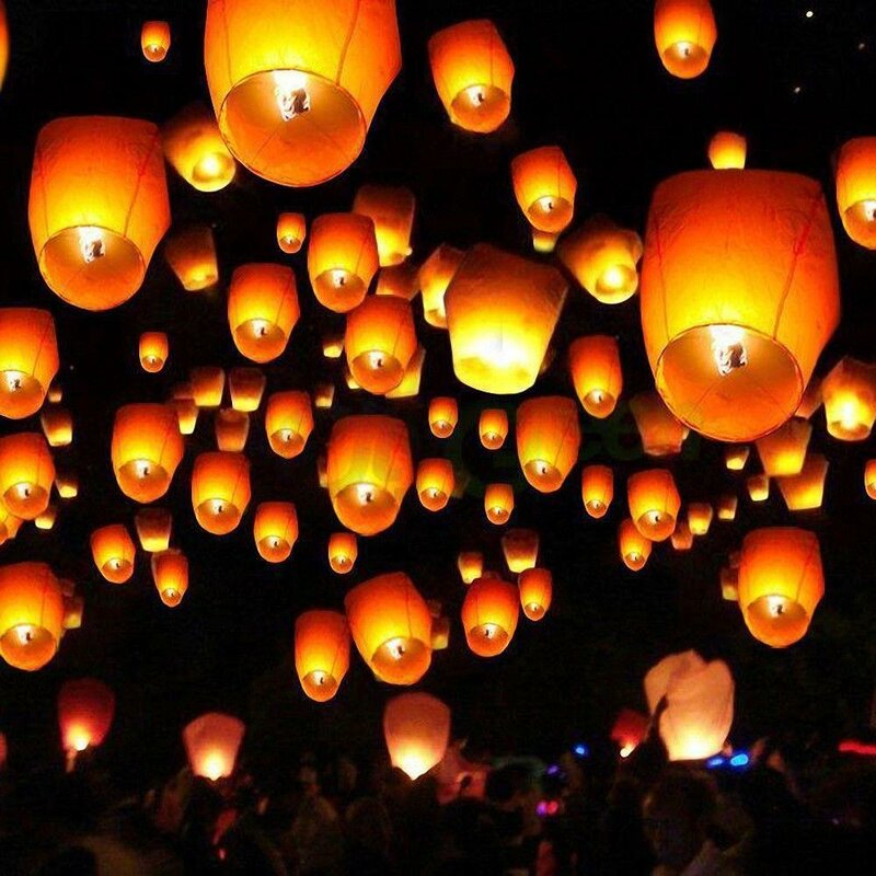paper lanterns that fly away