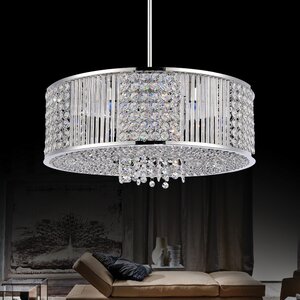 9-Light Drum Chandelier