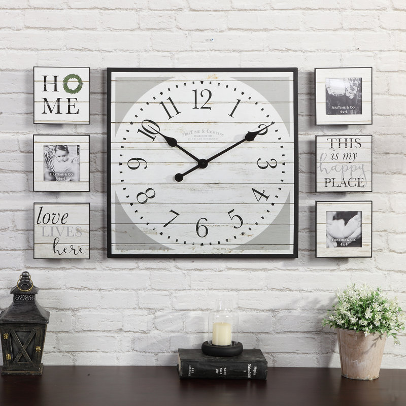 Shabby Chic Wall Decorations- Hillier Wall Clock