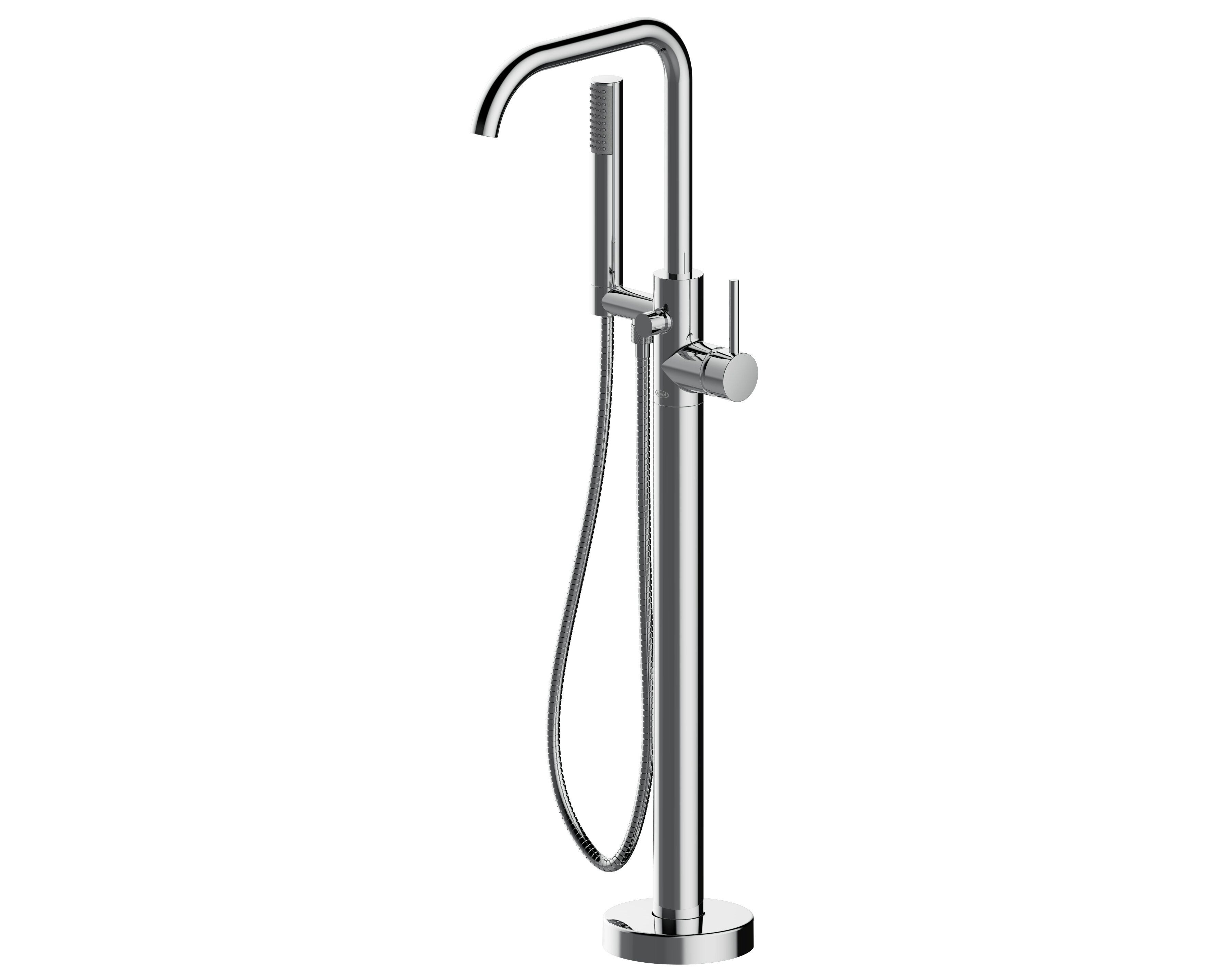 JACUZZI® Contento™ Single Handle Floor Mounted Freestanding Tub Filler ...