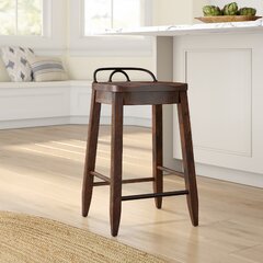 Farmhouse Rustic Low Back Bar Counter Stools Birch Lane