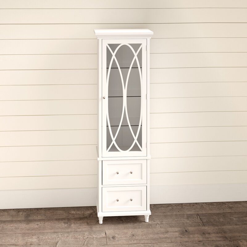 Kayla 18 W X 60 H X 14 D Free Standing Linen Cabinet Reviews