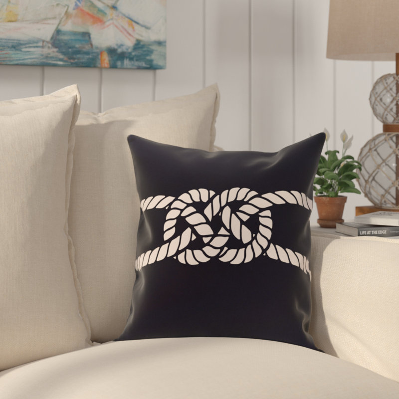 Breakwater Bay Carrick Bend Geometric Square Pillow Cover And Insert Wayfair