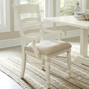 Georgina Ladder-Back Arm Chairs (Set Of 2) by Birch Lane™ Heritage 2019 Sale