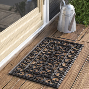 Calles Scroll Floral Doormat