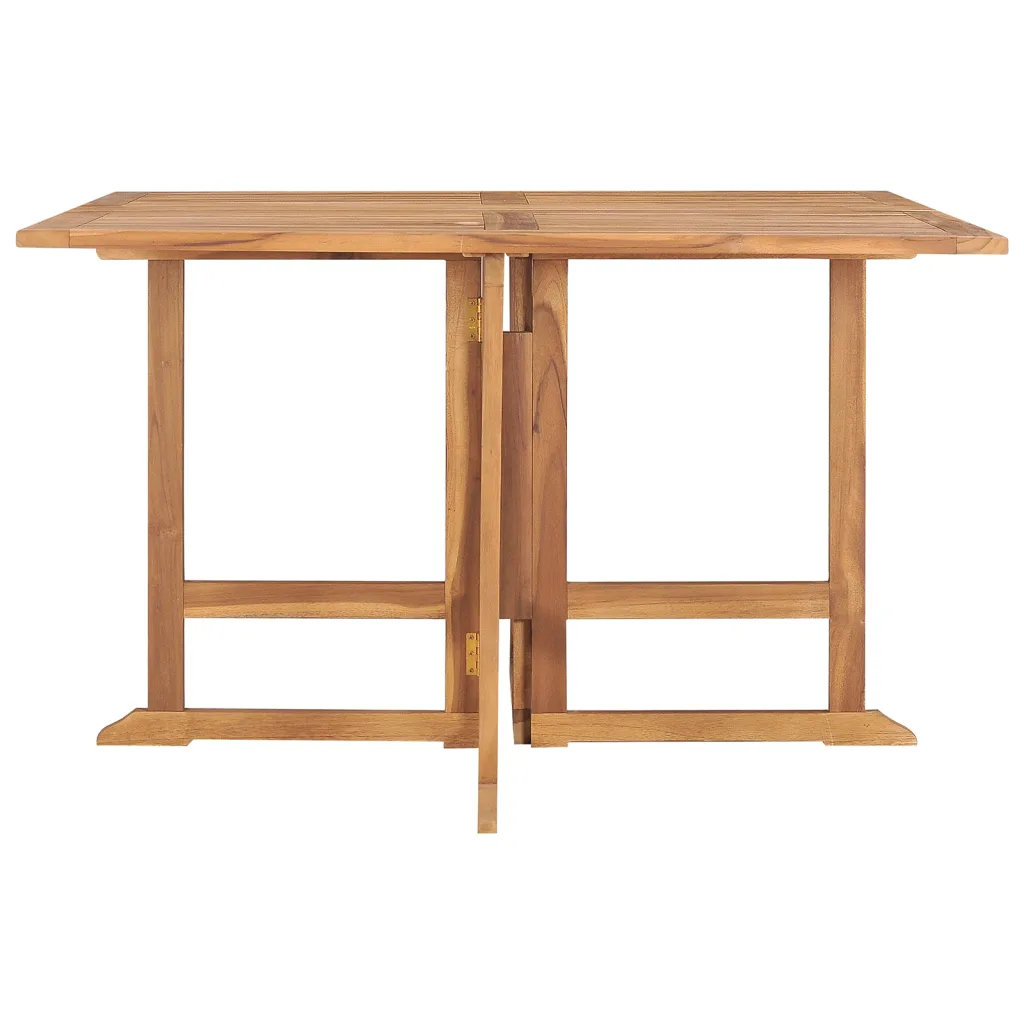 Ebern Designs Gurseese Folding Teak Dining Table Wayfair.co.uk
