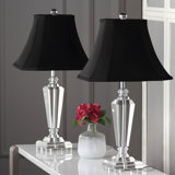 crystal nightstand lamps