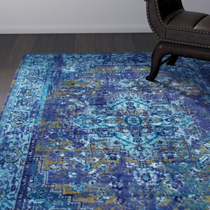 Tyrese Blue Area Rug