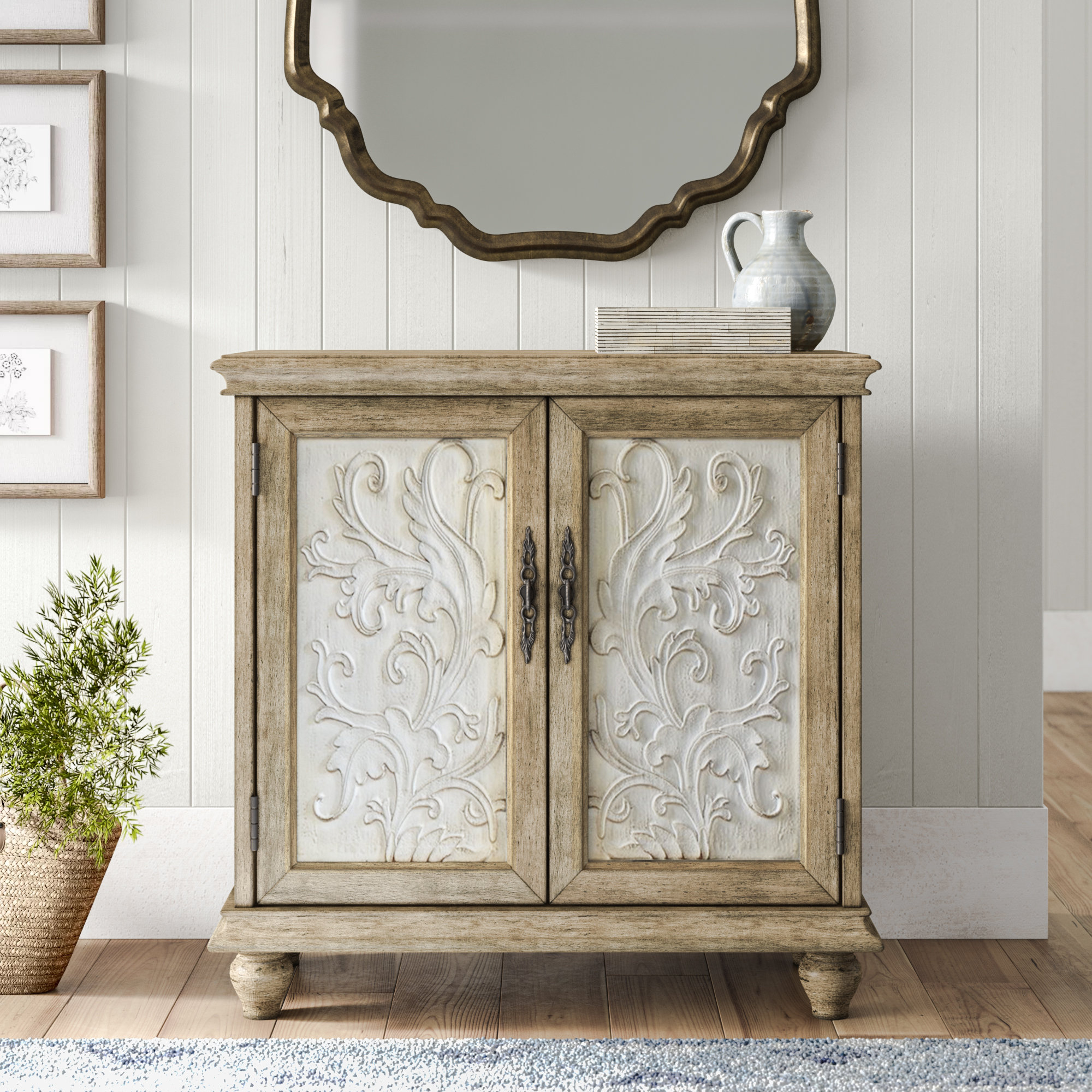 Angeles 2 Door Accent Cabinet Reviews Birch Lane