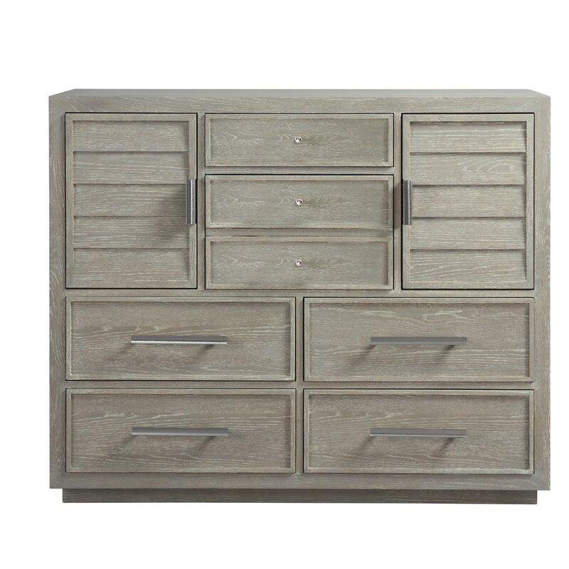 Gracie Oaks Rimini 6 Drawer Combo Dresser Wayfair