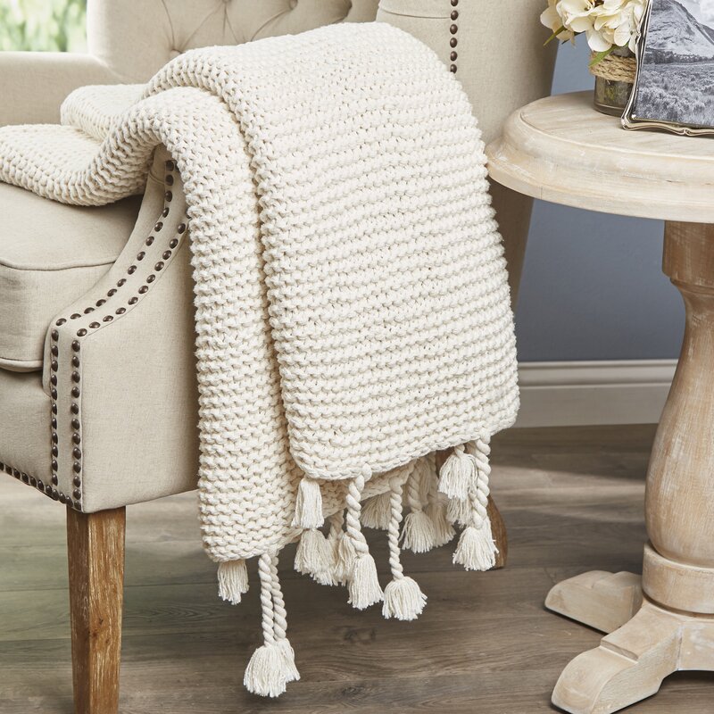 Gulick Knit Cotton Throw