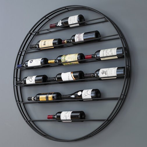 Unique Wine Racks | Label View 12 Bottle Wall Mounted Wine Rack