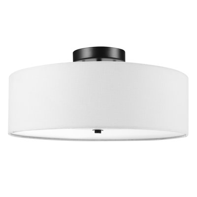 Kyle 2-Light 15.9" Semi Flush Mount INCOMPLETE 