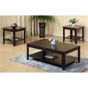 Haenggi Stylish Wooden 3 Piece Coffee Table Set by Red Barrel Studio Today Sale Only