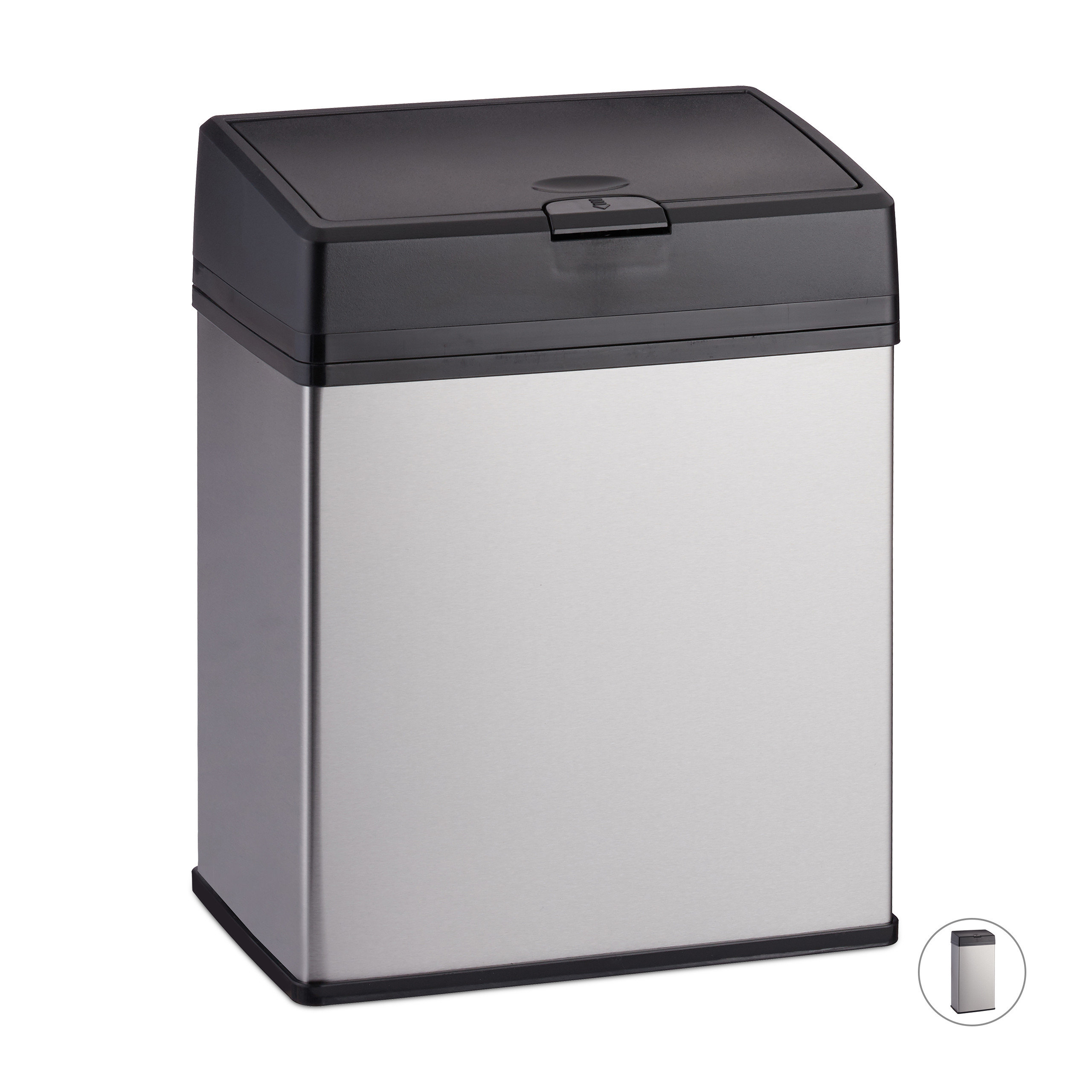 Symple Stuff Stainless Steel 3 L Touch Top Rubbish Bin Wayfair Co Uk