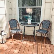 dolly stacking patio dining chair