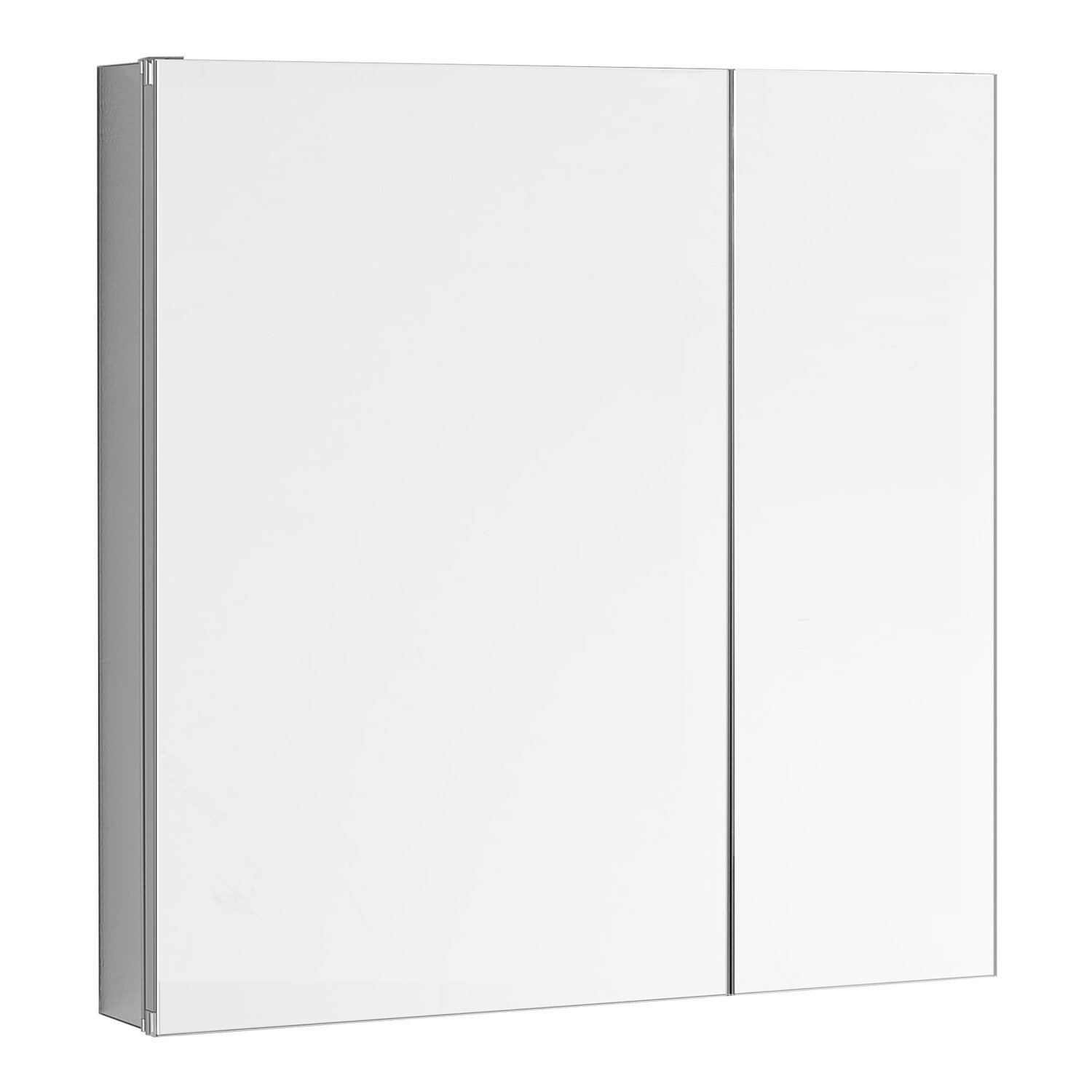 Orren Ellis Kellogg 30 X 30 Recessed Or Recessed Surface Mount Or Frameless 2 Doors Medicine Cabinet With 3 Adjustable Shelves Reviews Wayfair