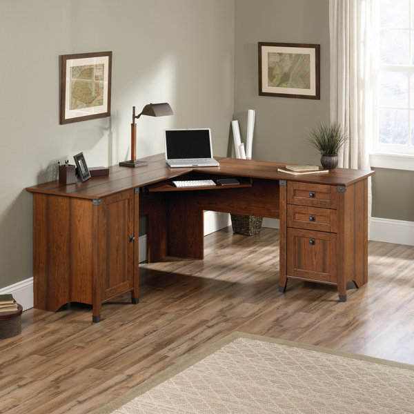 Williston Forge Faris L Shaped Computer Desk Reviews Wayfair