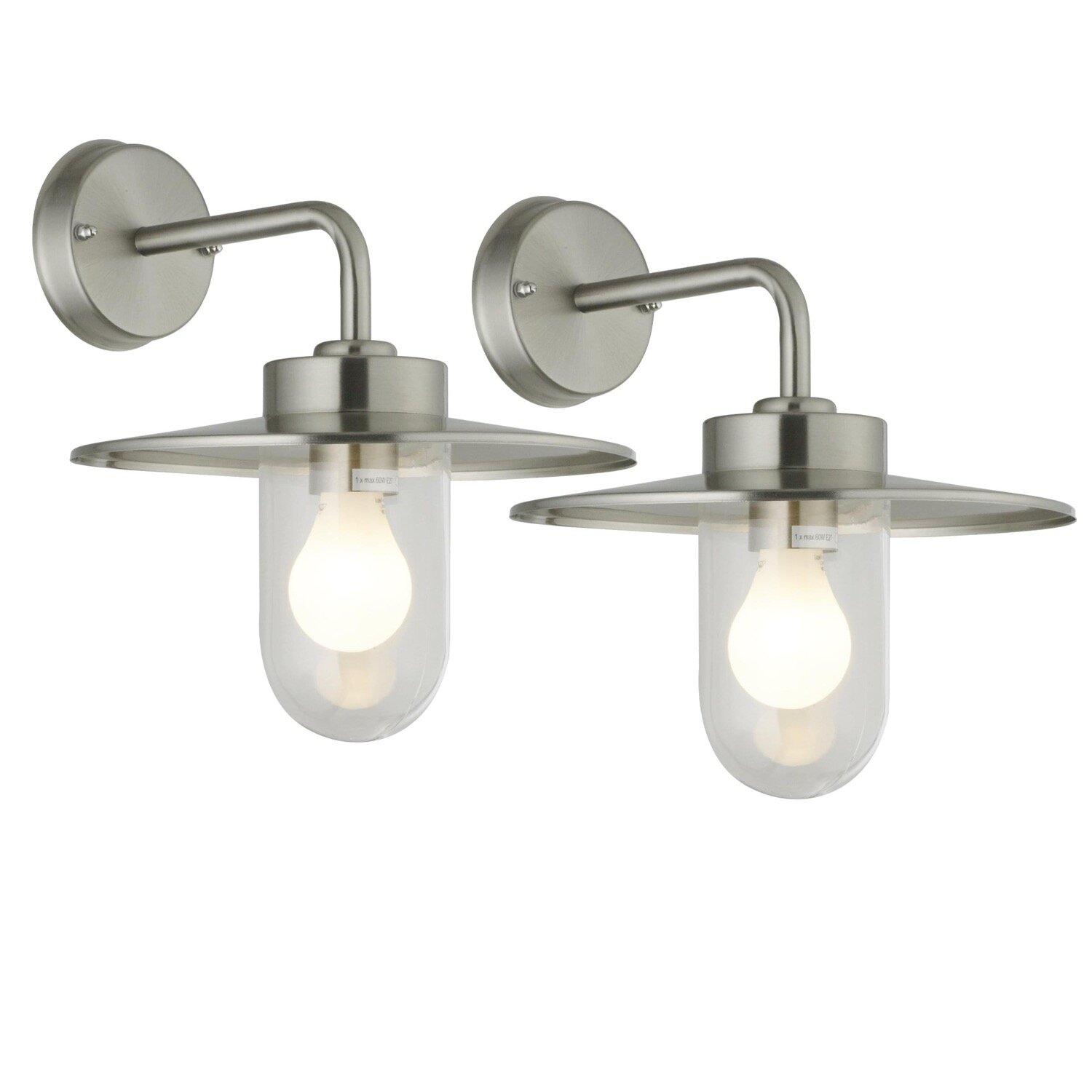 metal shade vanity light