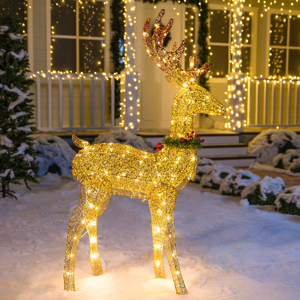 Joiedomi Fabric Buck Lighted Display | Wayfair