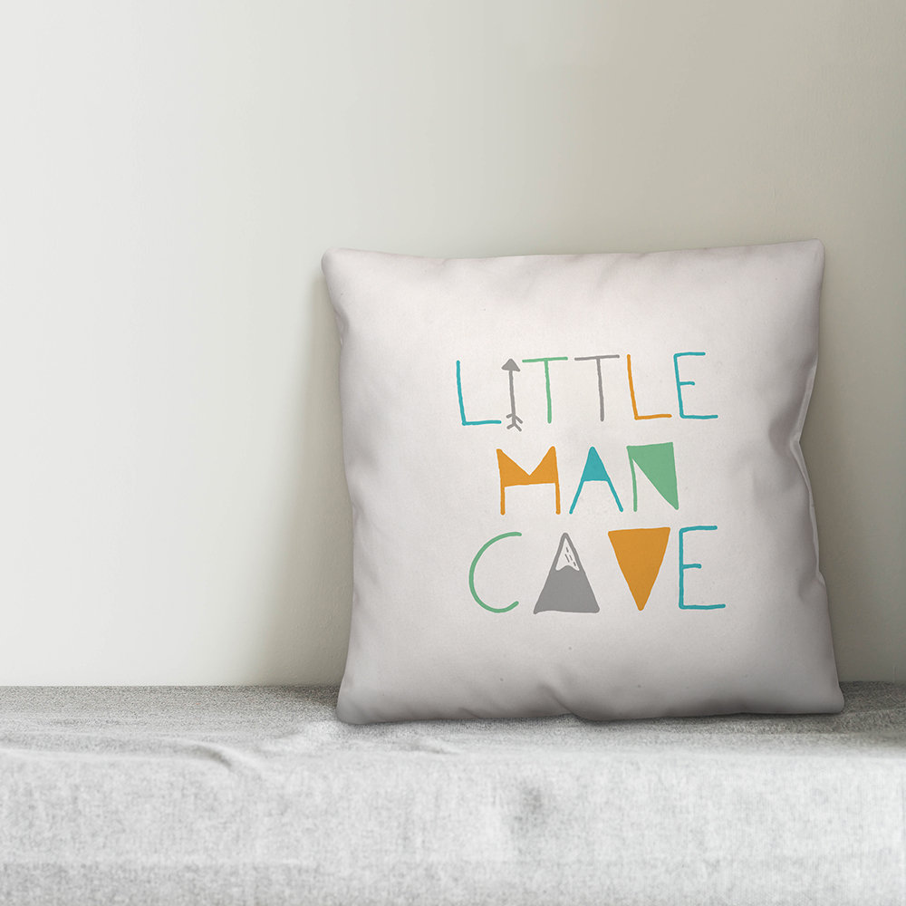 Isabelle Max Shellie Little Man Cave Reversible Throw Pillow