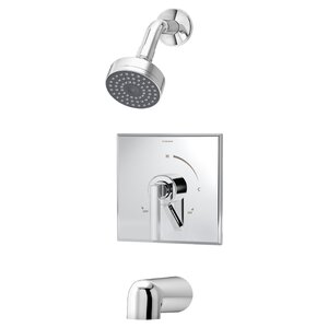 Duro Pressure Balance Tub and Shower Faucet with Lever Handle
