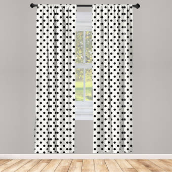 Sweet Jojo Designs Watercolors Polka Dots Semi Sheer Rod Pocket Curtain Panels Wayfair