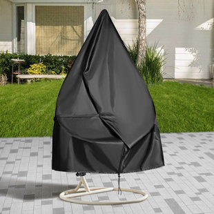 Black （Top Cover Only） Swing Seat Top Cover Outdoor Furniture Cover Waterproof Garden Swing Seat Top Protector Cover Anti Dust Easy Clean Rainproof Swing Seat Cover 