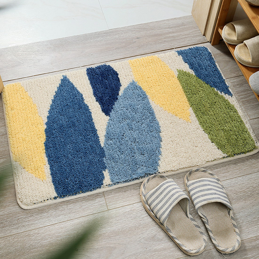 Non-slip Soft Memory Foam Bath Bathroom Shower Door Floor Mat Rug Pad Carpet Hot