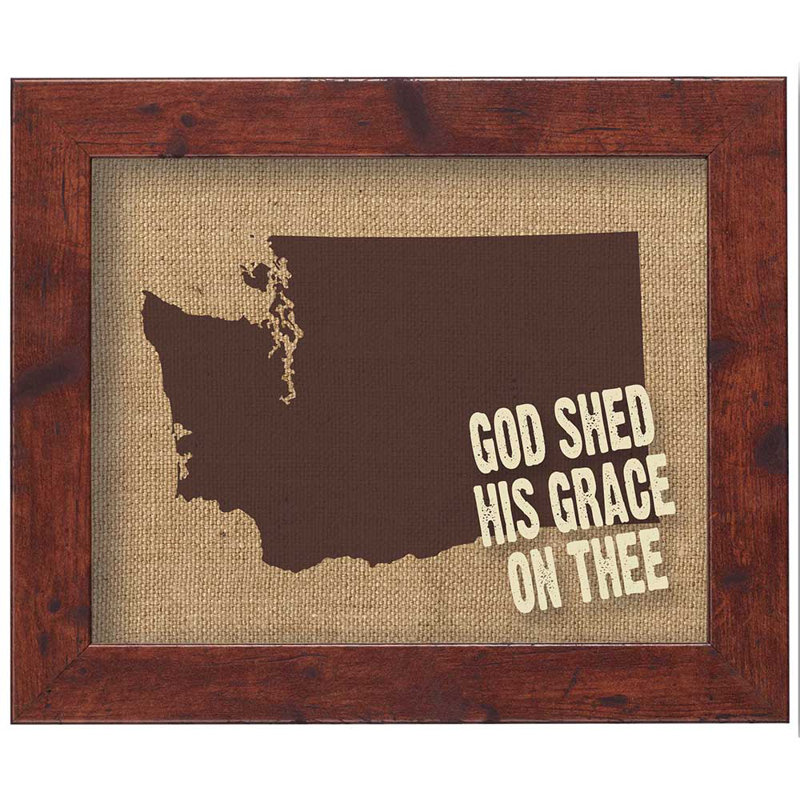 Dicksonsinc God Shed His Grace On Thee Framed Wall Art Wayfair