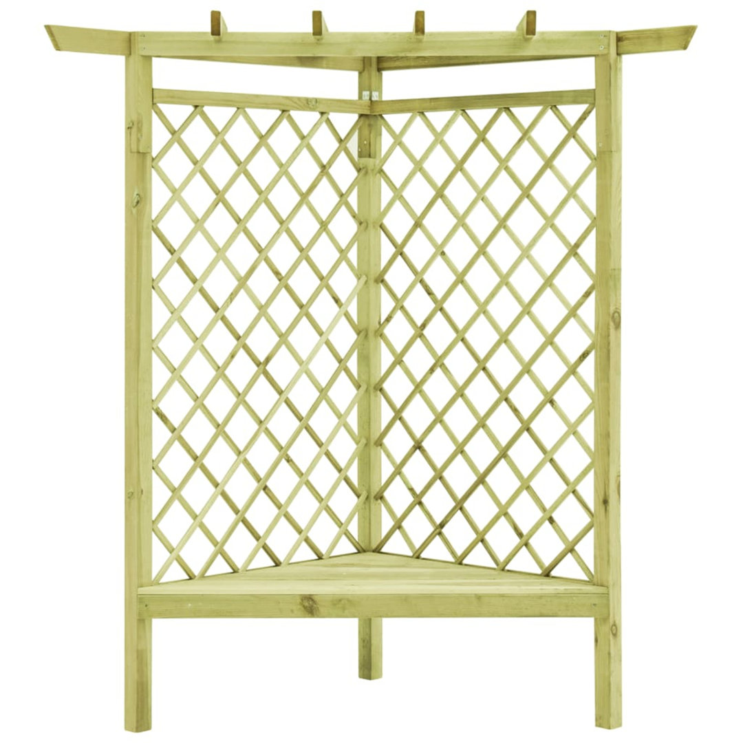 Bunce 1.97m x 1.3 Solid Wood Pergola