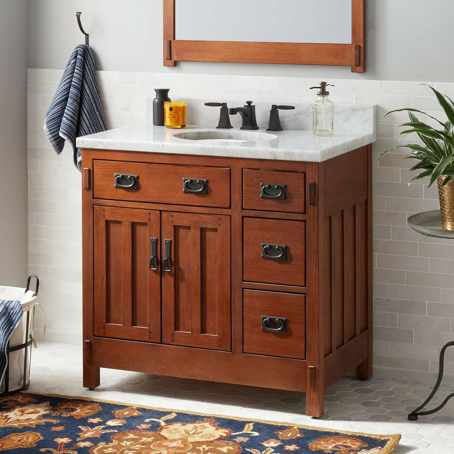 Signature Hardware American 49 Single Bathroom Vanity Set Wayfair