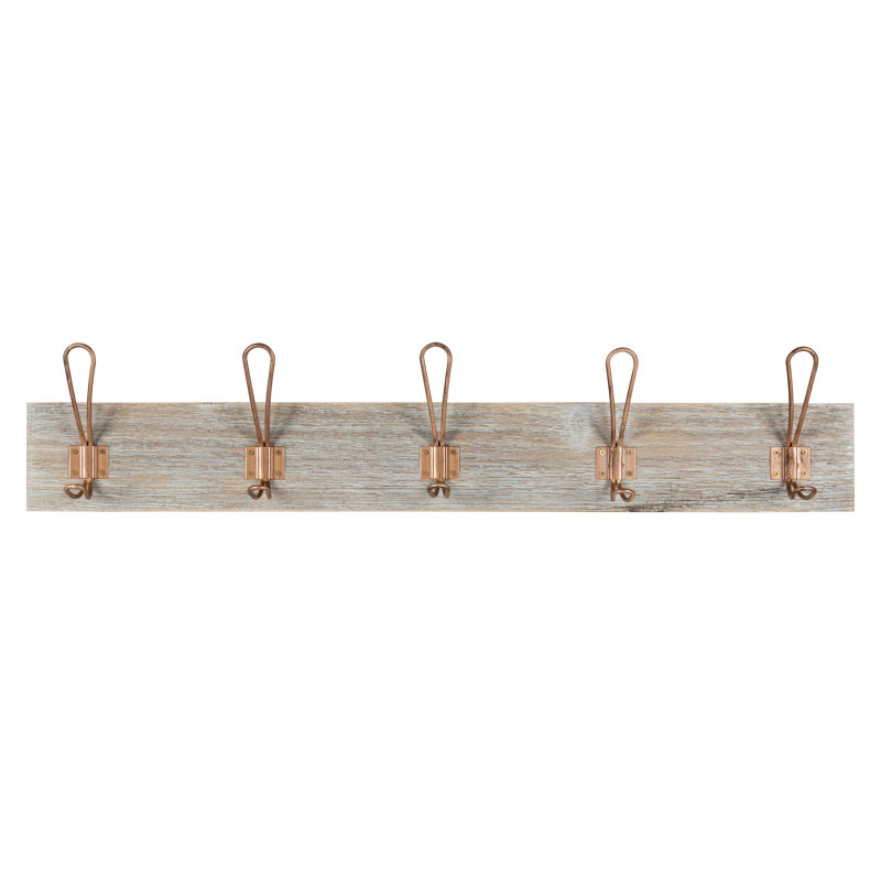Ophelia Wood Wall Mounted Coat Rack Ophelia Wood Wall Mounted Coat Rack