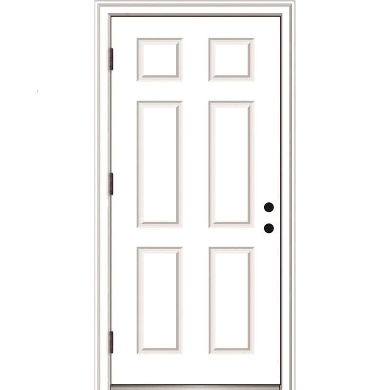 Verona Home Design Severe Weather Primed Fibergl Prehung Front Entry Door Wayfair Prehung Fibergl Entry Doors