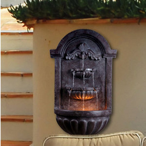 Resin Thane Wall Fountain