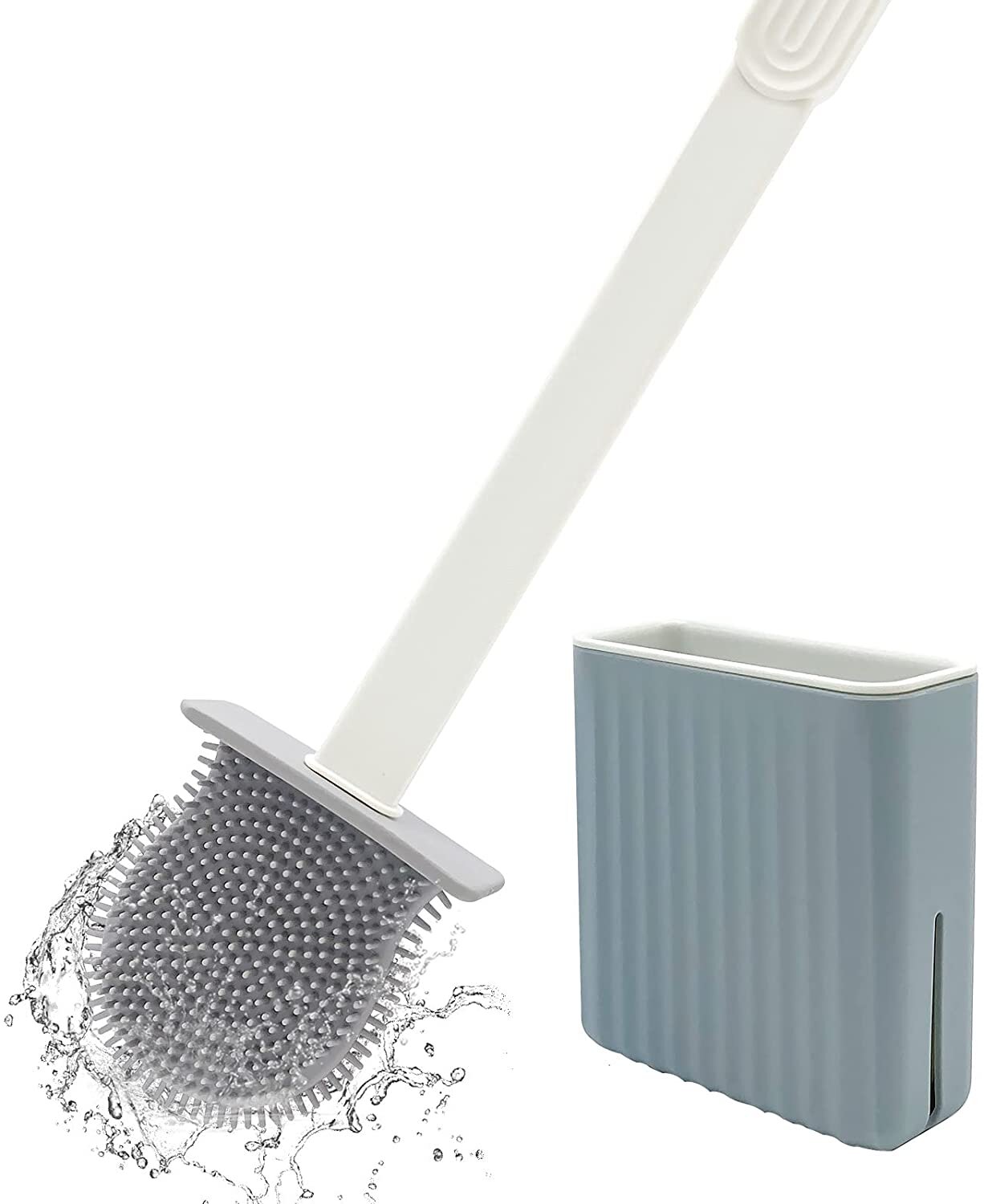 Plastic Long Handle Bathroom Toilet Bowl Scrub Lavatory Cleaning Brush Tool