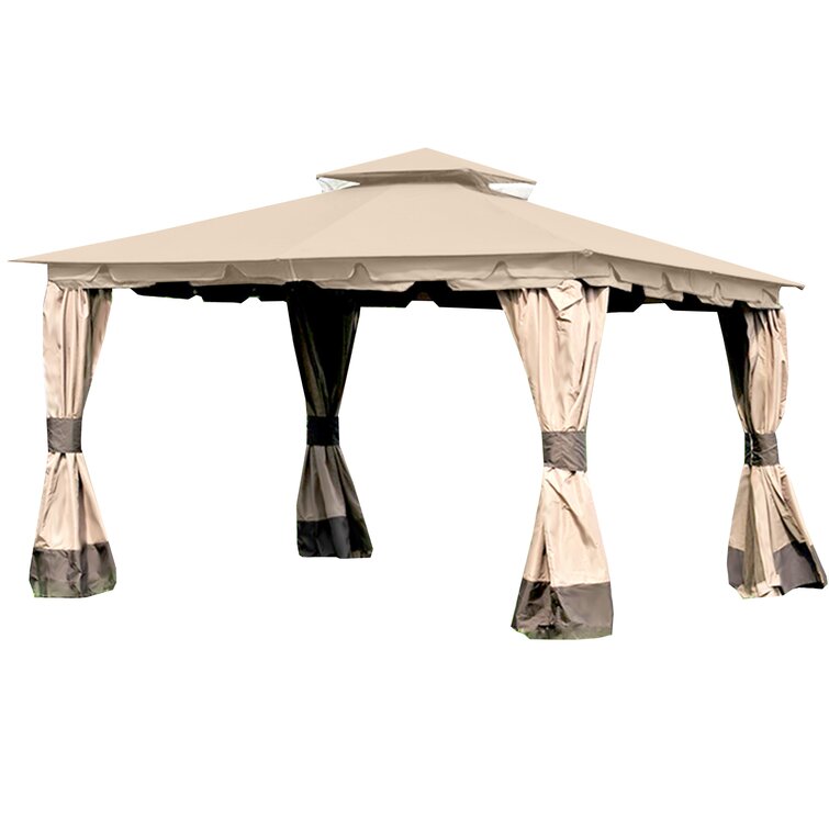 Garden Winds Monterey Gazebo Replacement Canopy Reviews Wayfair