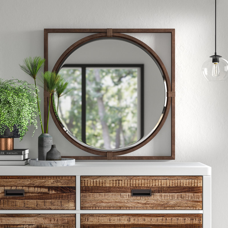 Mercury Row Crichton Modern Contemporary Antique Clear Wall Mirror Reviews Wayfair