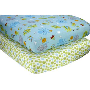 Evanston Fitted Crib Sheets (Set of 2)