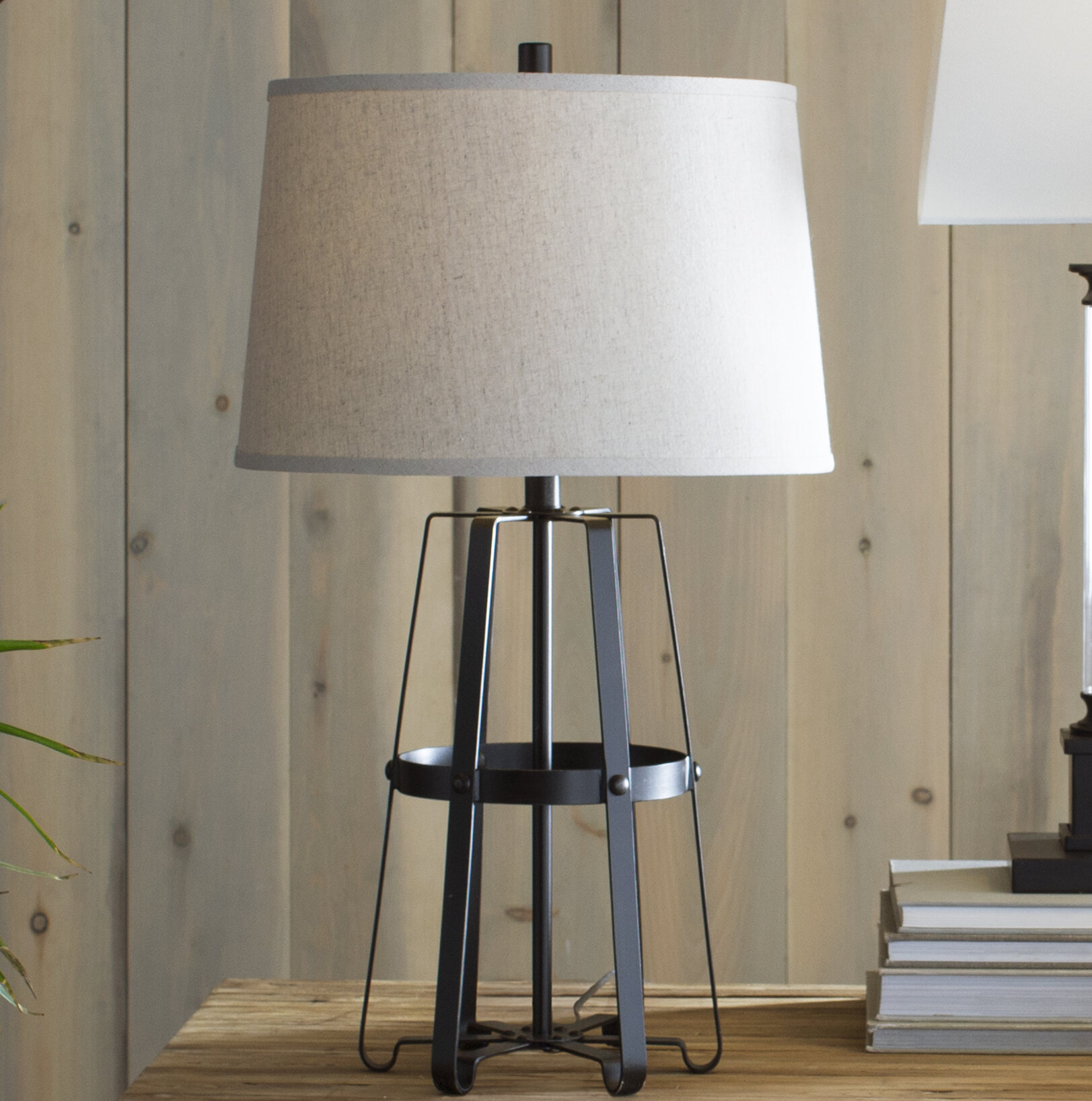 rustic side table lamps