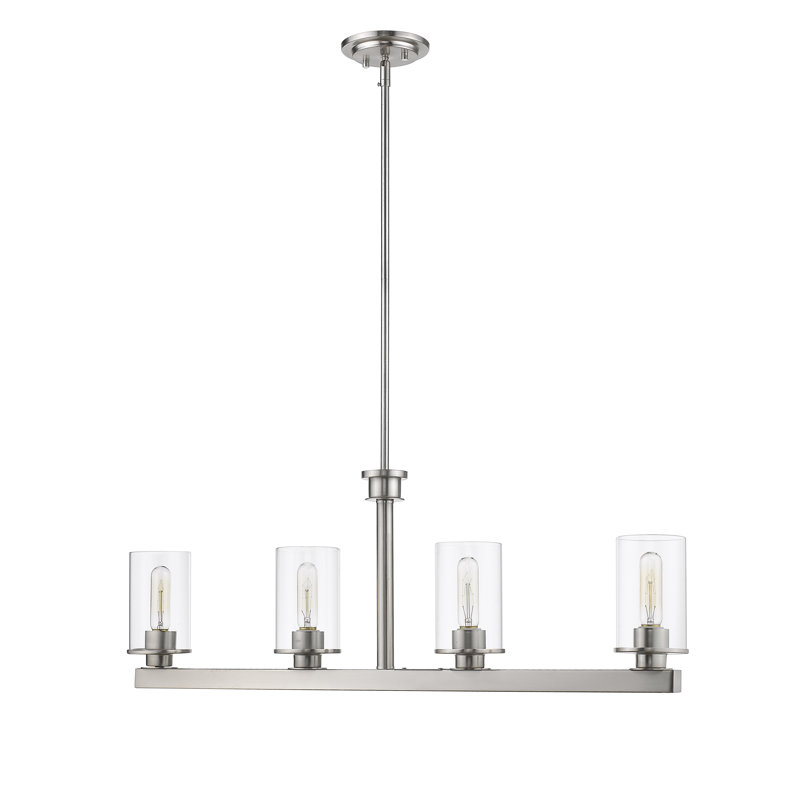 Breakwater Bay Crumley 4 Light Kitchen Island Linear Pendant