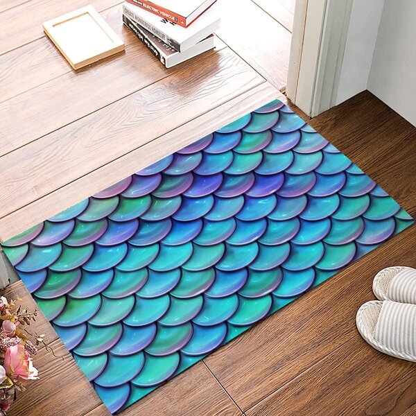 Grab-o-Mat Microfiber BLACK Doormat Pet Bath Kitchen Floor NoSlip CLEAN STEP Mat 