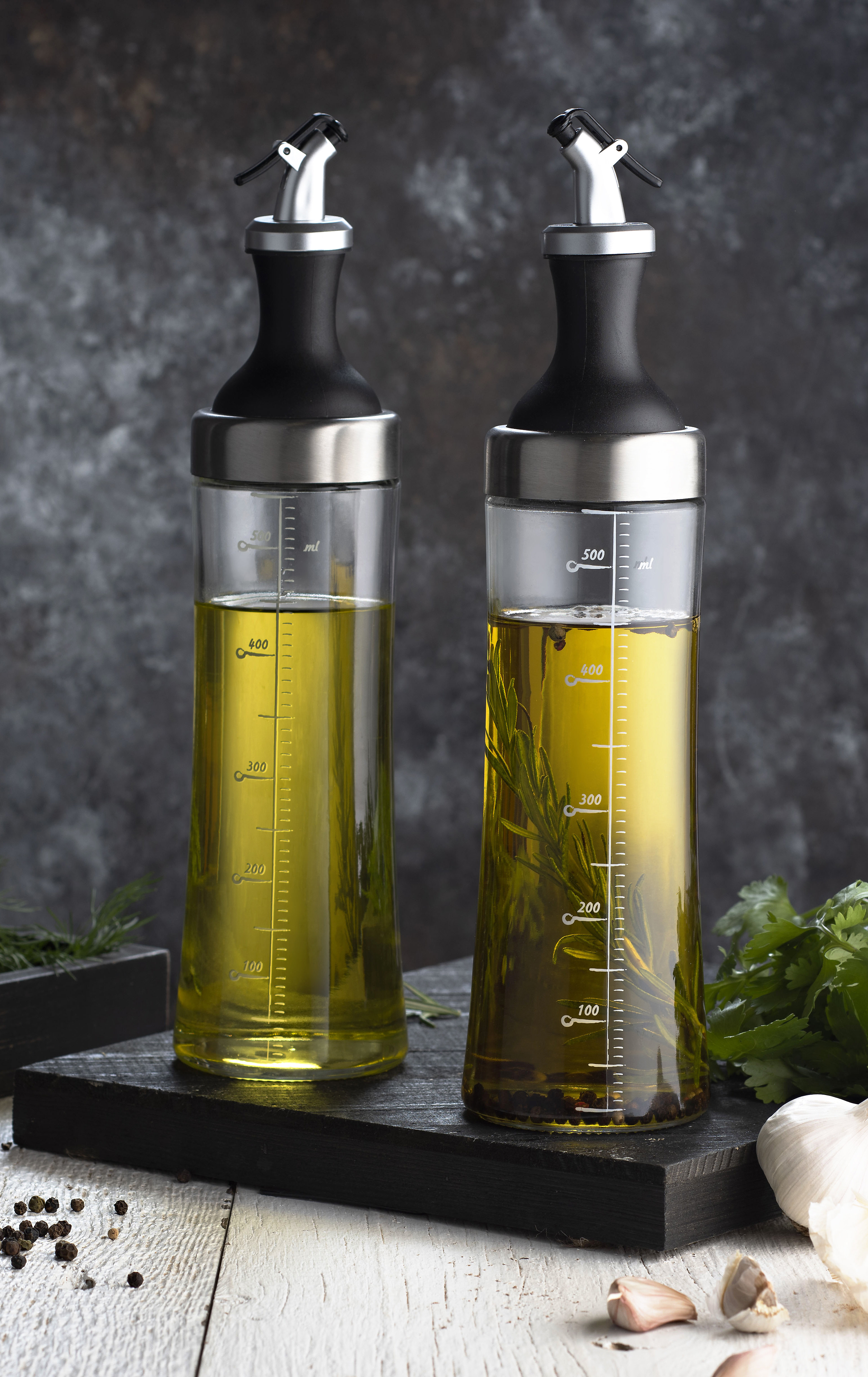 Prep Savour Glass 2 Piece Oil And Vinegar Cruet Set Reviews Wayfair