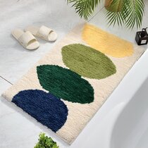 Bath mat Bathroom carpet Yellow 50x70 cm Terry Look Bathroom Rug Rug