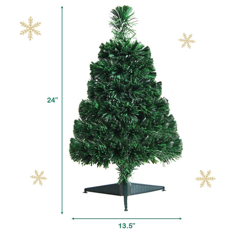 support- 							 							show original title pvc natural Green Details about   Rainbow artificial christmas tree holly 